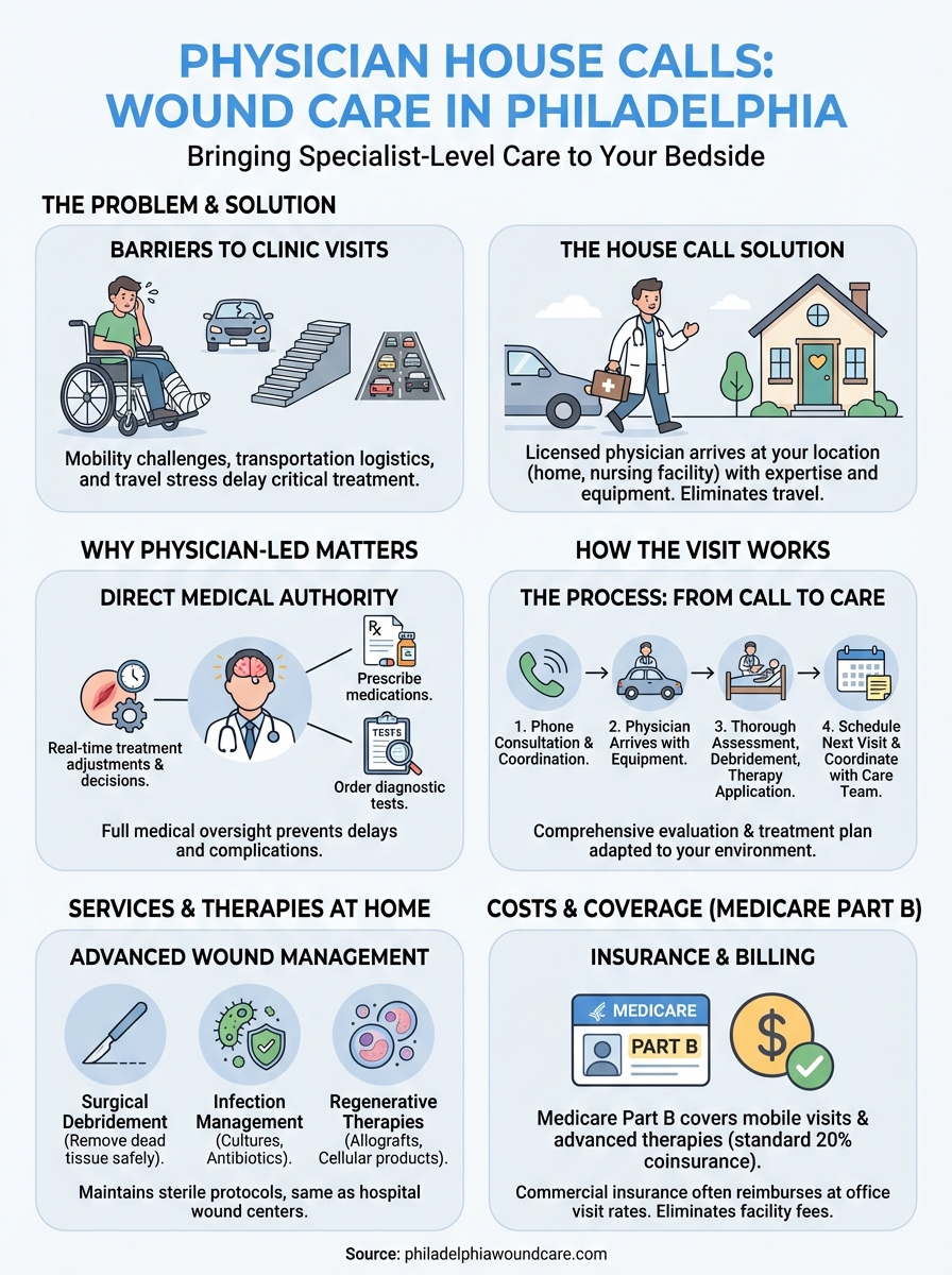 physician house calls wound care philadelphia infographic