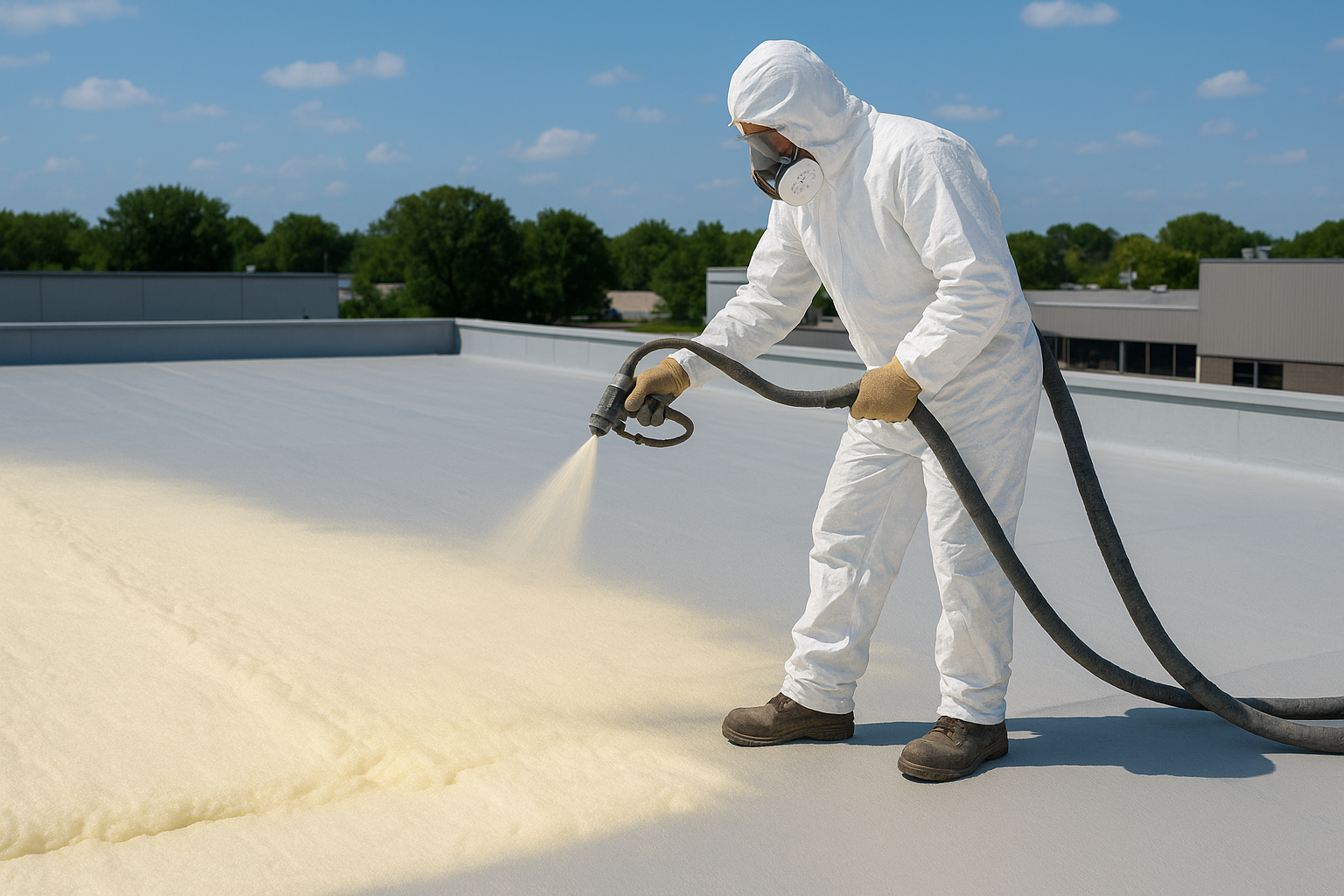 6. Spray polyurethane foam
