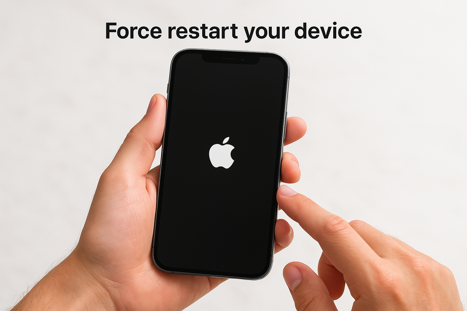 Force restart your device