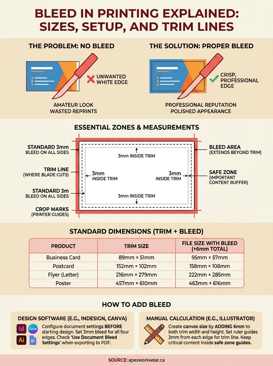 bleed in printing explained infographic