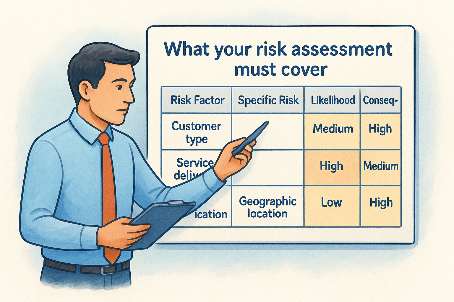 What your risk assessment must cover