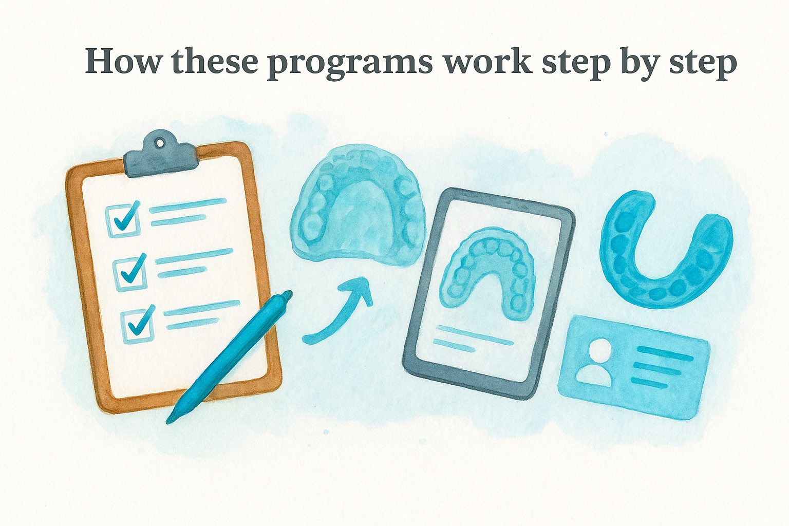 How these programs work step by step