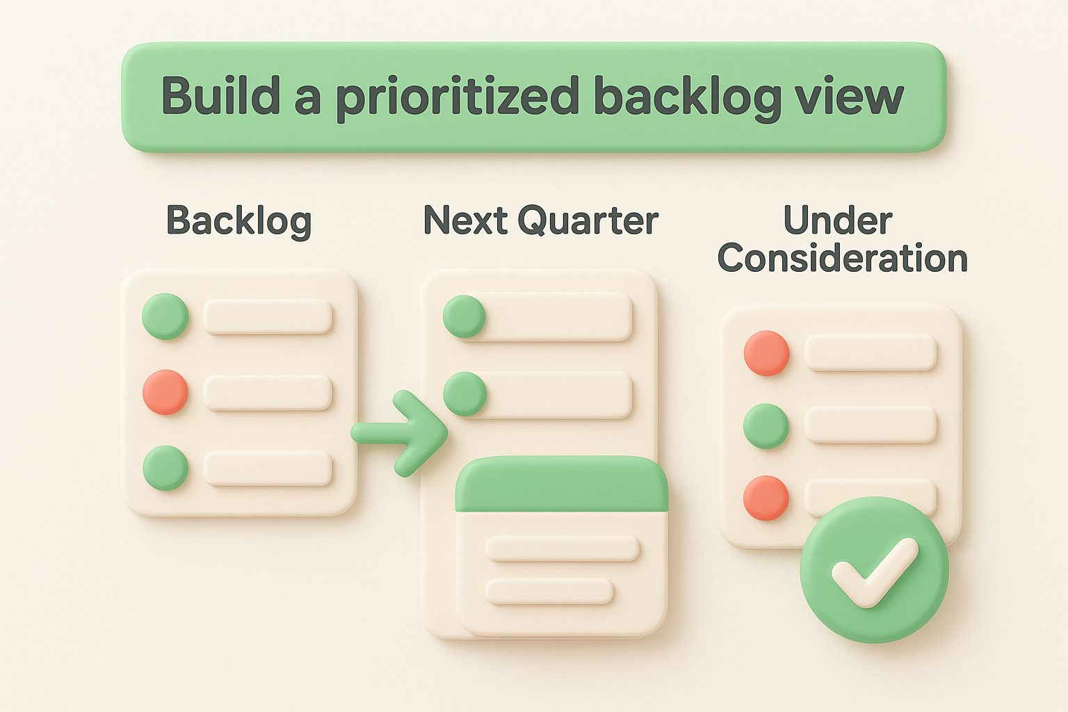 Build a prioritized backlog view