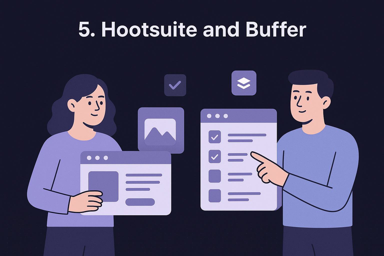 5. Hootsuite and Buffer
