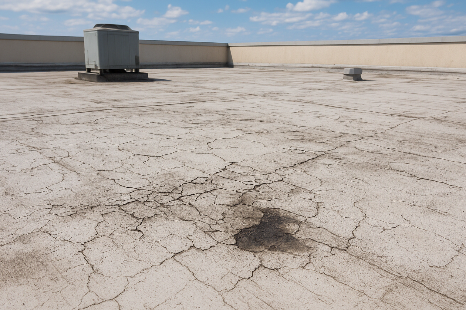 2. Roof surface and membrane condition