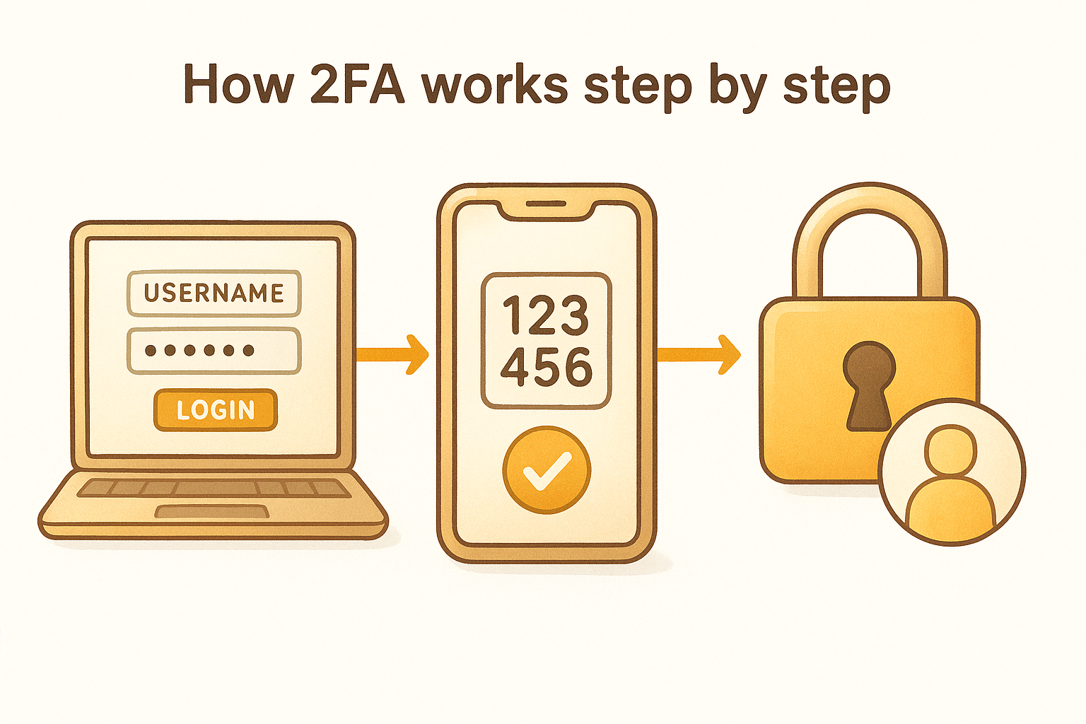How 2FA works step by step