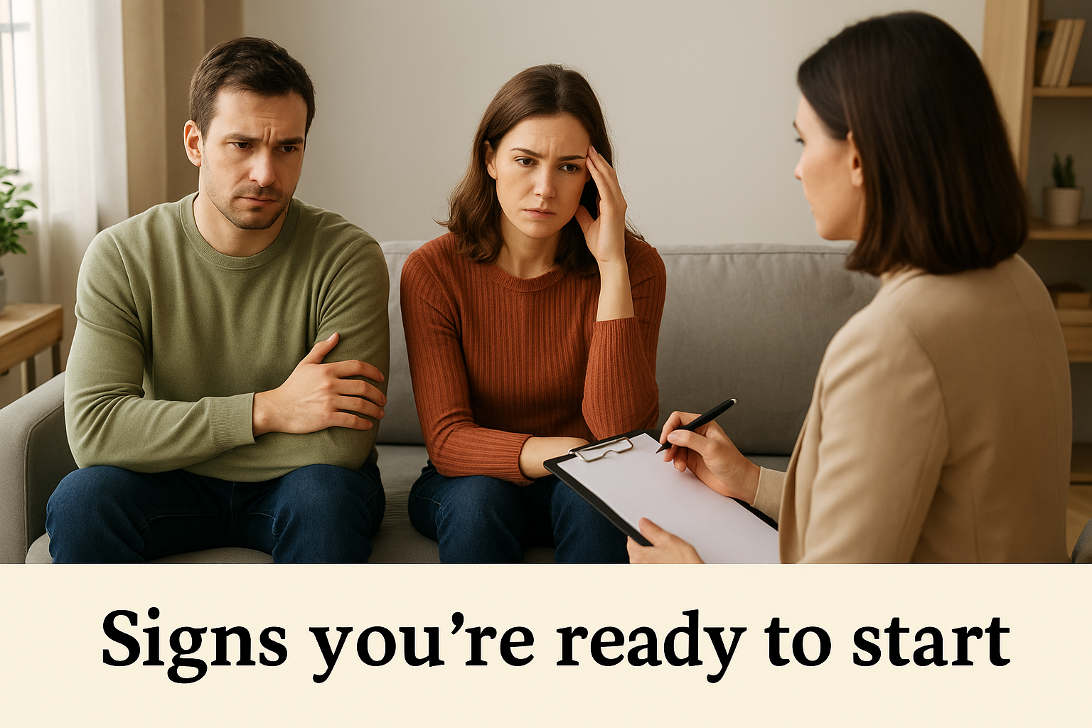 Signs you're ready to start