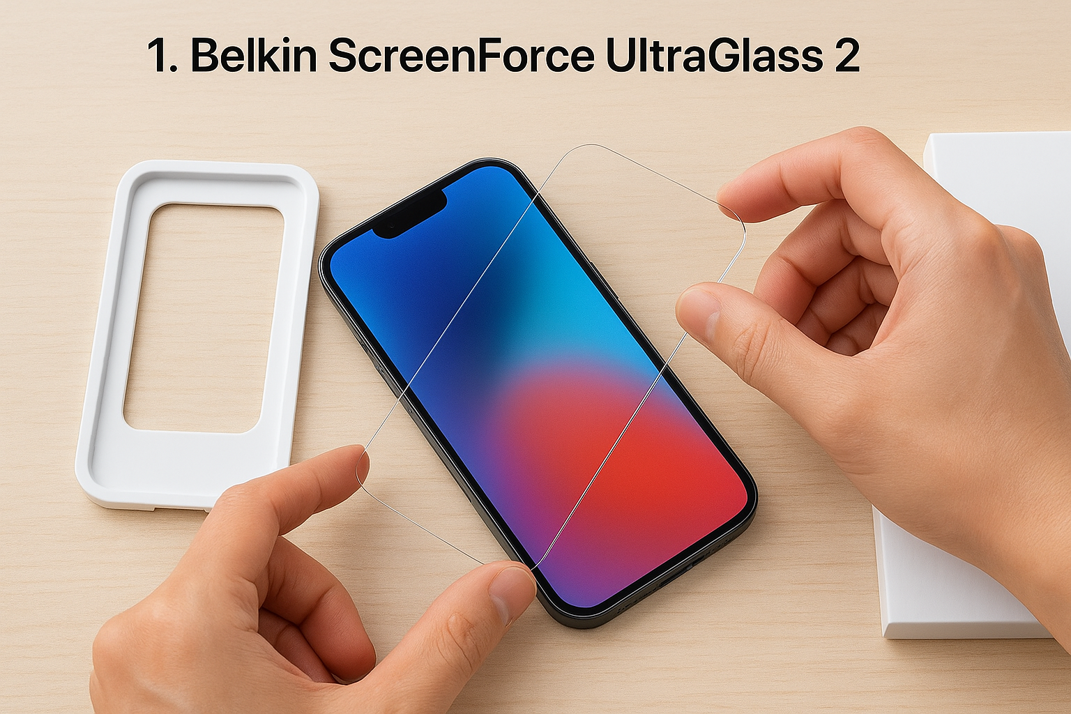 1. Belkin ScreenForce UltraGlass 2