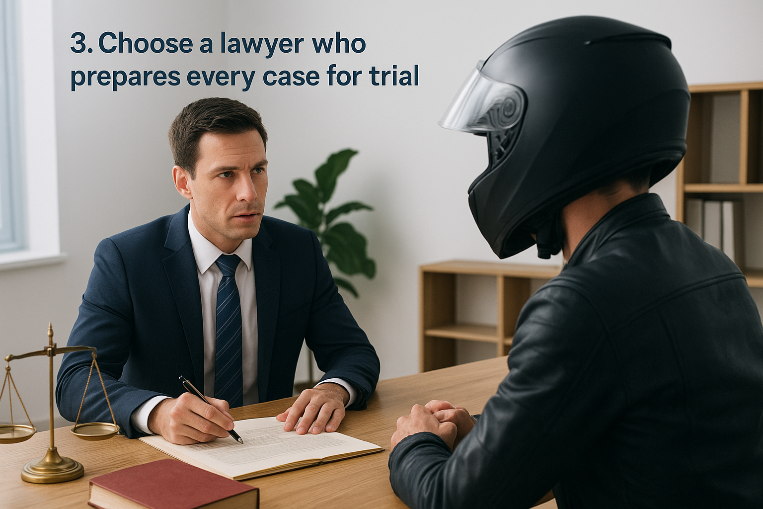 3. Choose a lawyer who prepares every case for trial