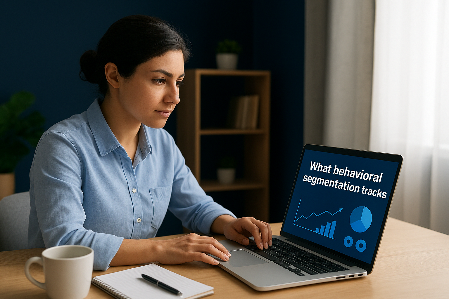 What behavioral segmentation tracks