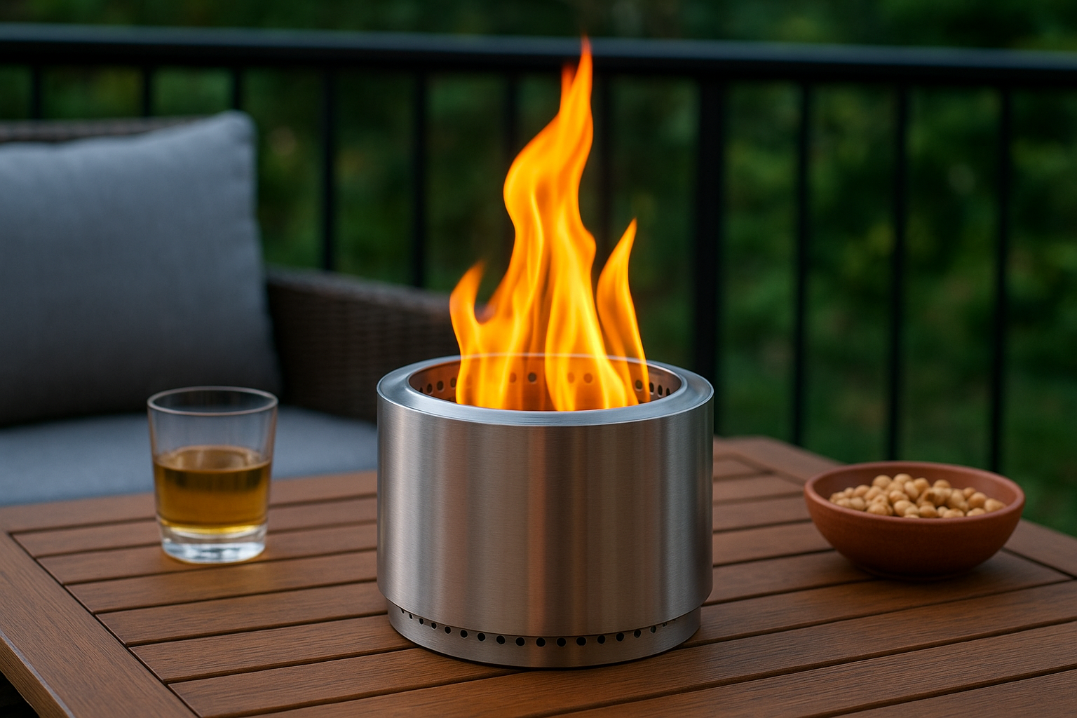 10. Smokeless tabletop fire pit
