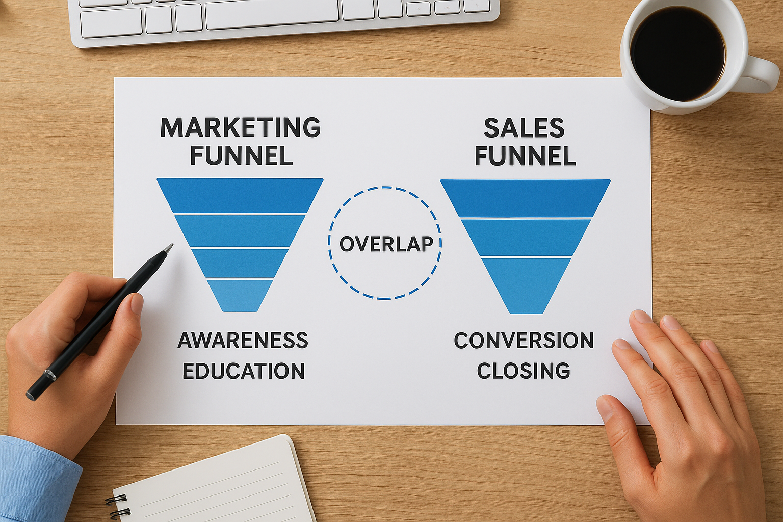 Key differences and where they overlap