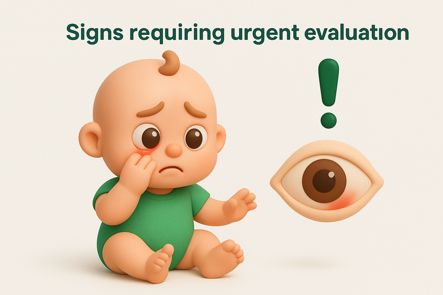 Signs requiring urgent evaluation