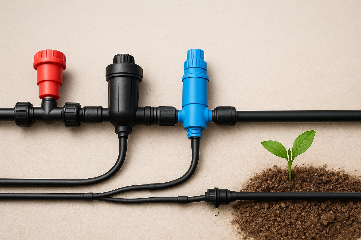 Netafim drip system parts and how they work