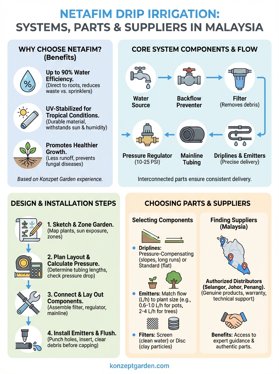 netafim drip irrigation infographic