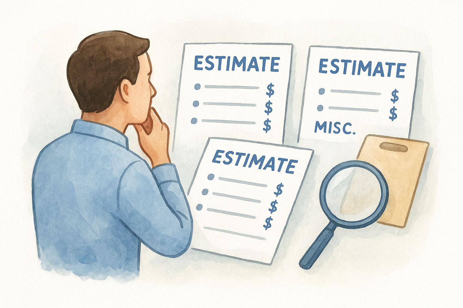 How to compare estimates fairly