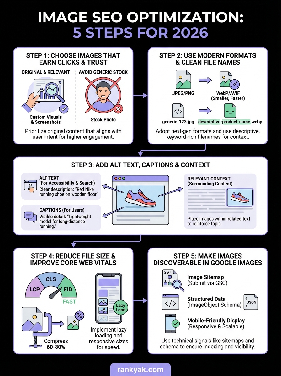 image seo optimization infographic
