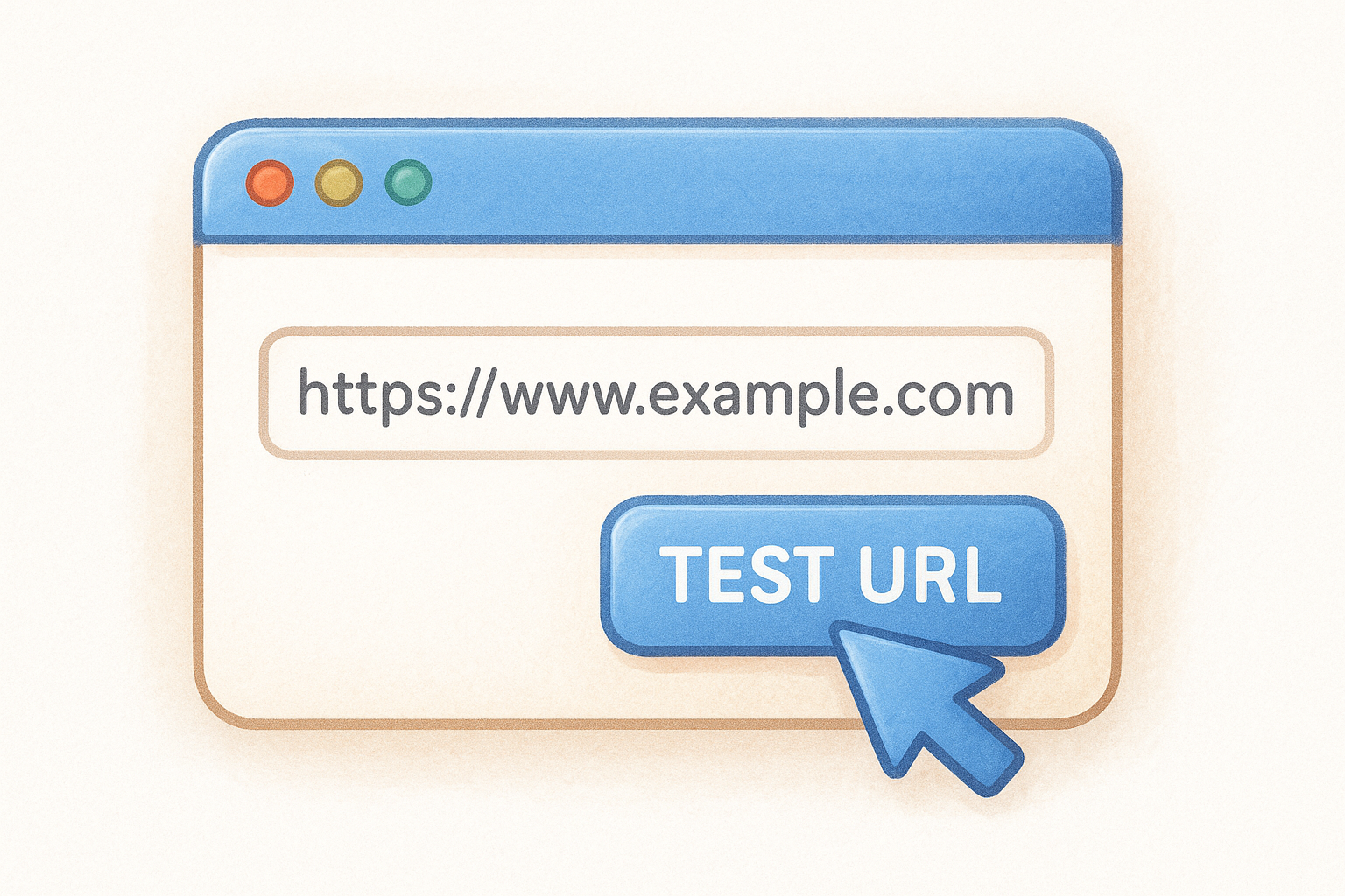 Enter your URL and test