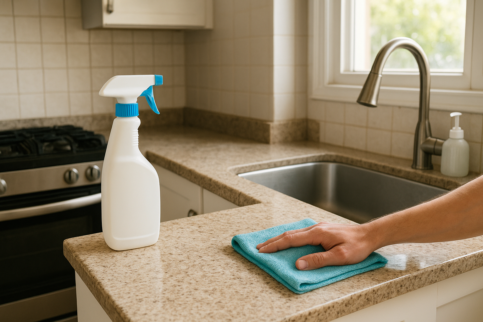Kitchen deep cleaning tasks