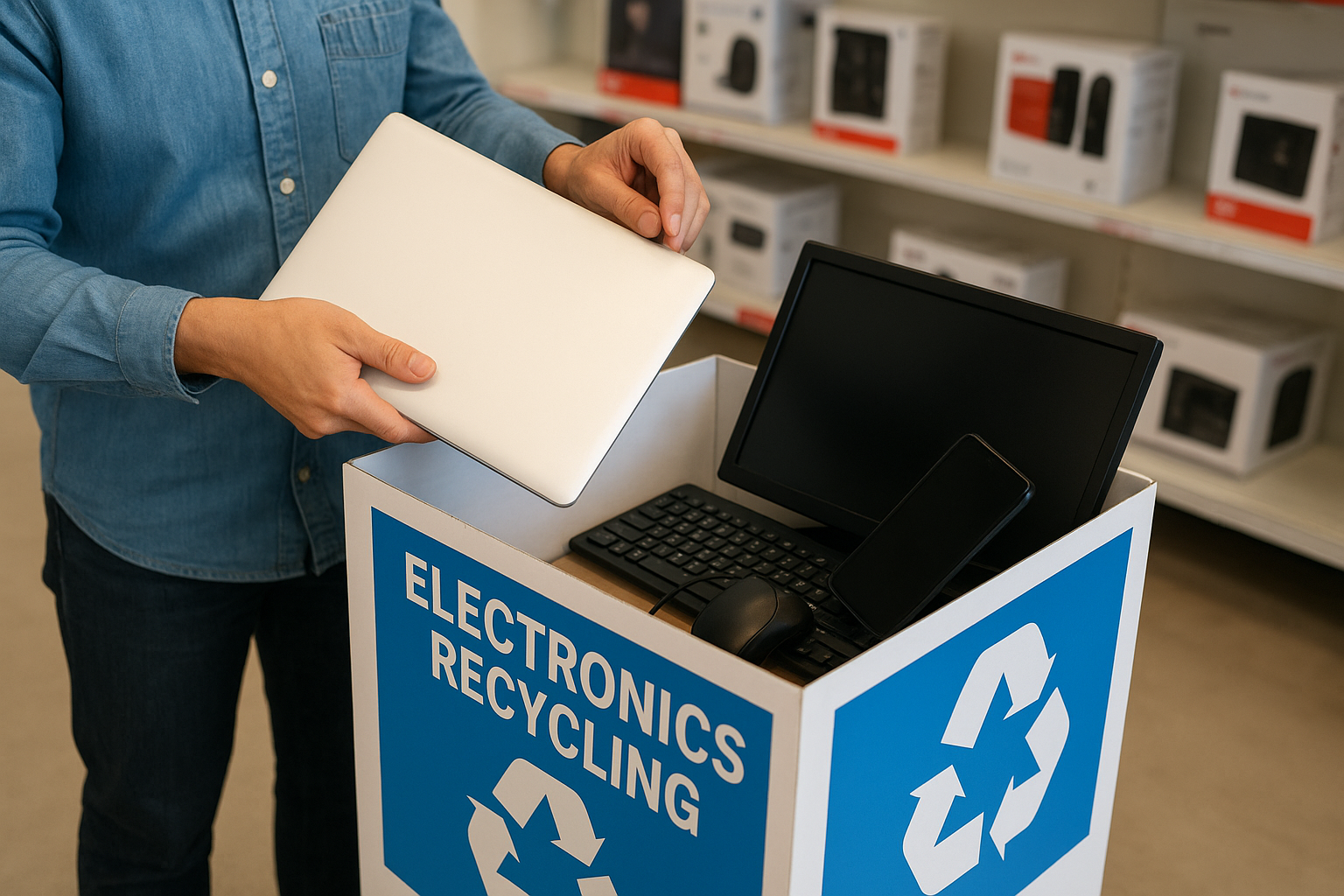 What Staples Canada accepts for electronics recycling