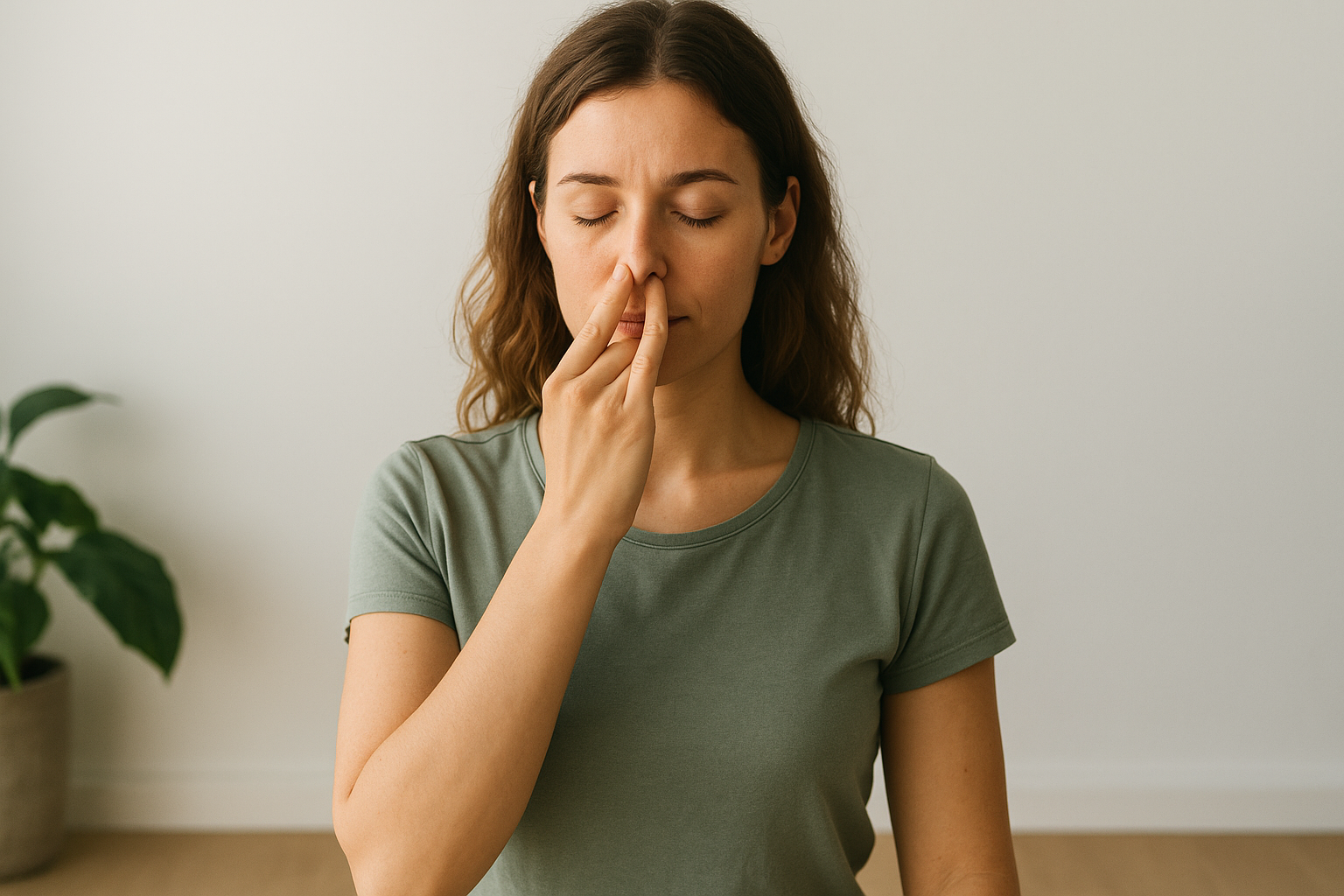 8. Alternate nostril breathing