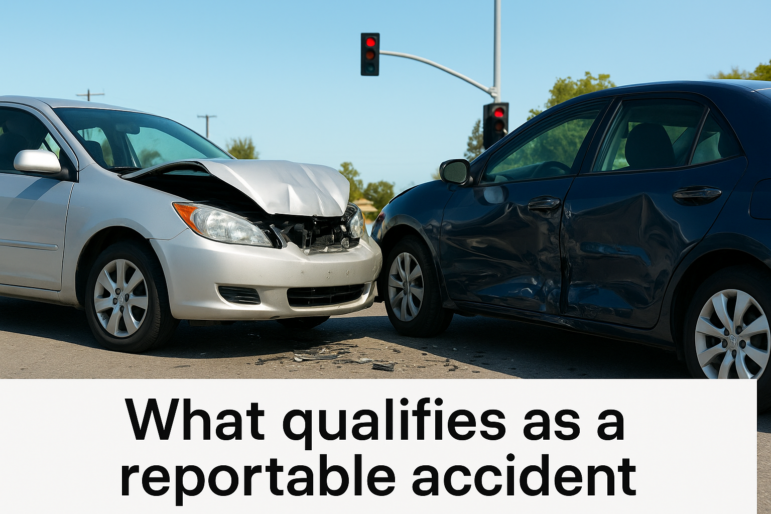 What qualifies as a reportable accident