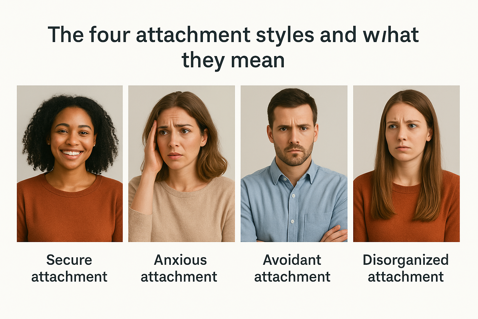 The four attachment styles and what they mean