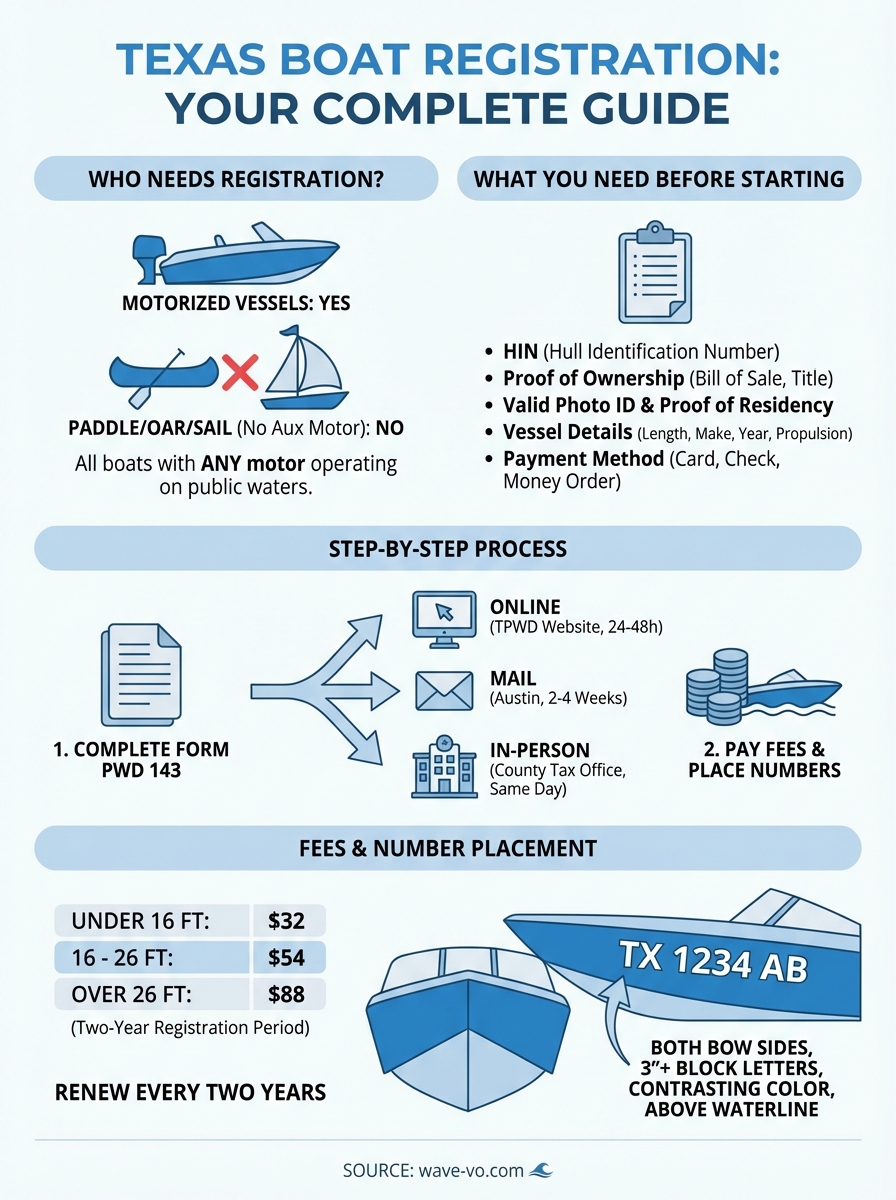 texas parks and wildlife boat registration infographic