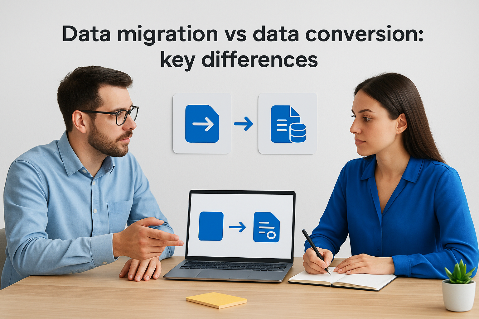 Data migration vs data conversion: key differences