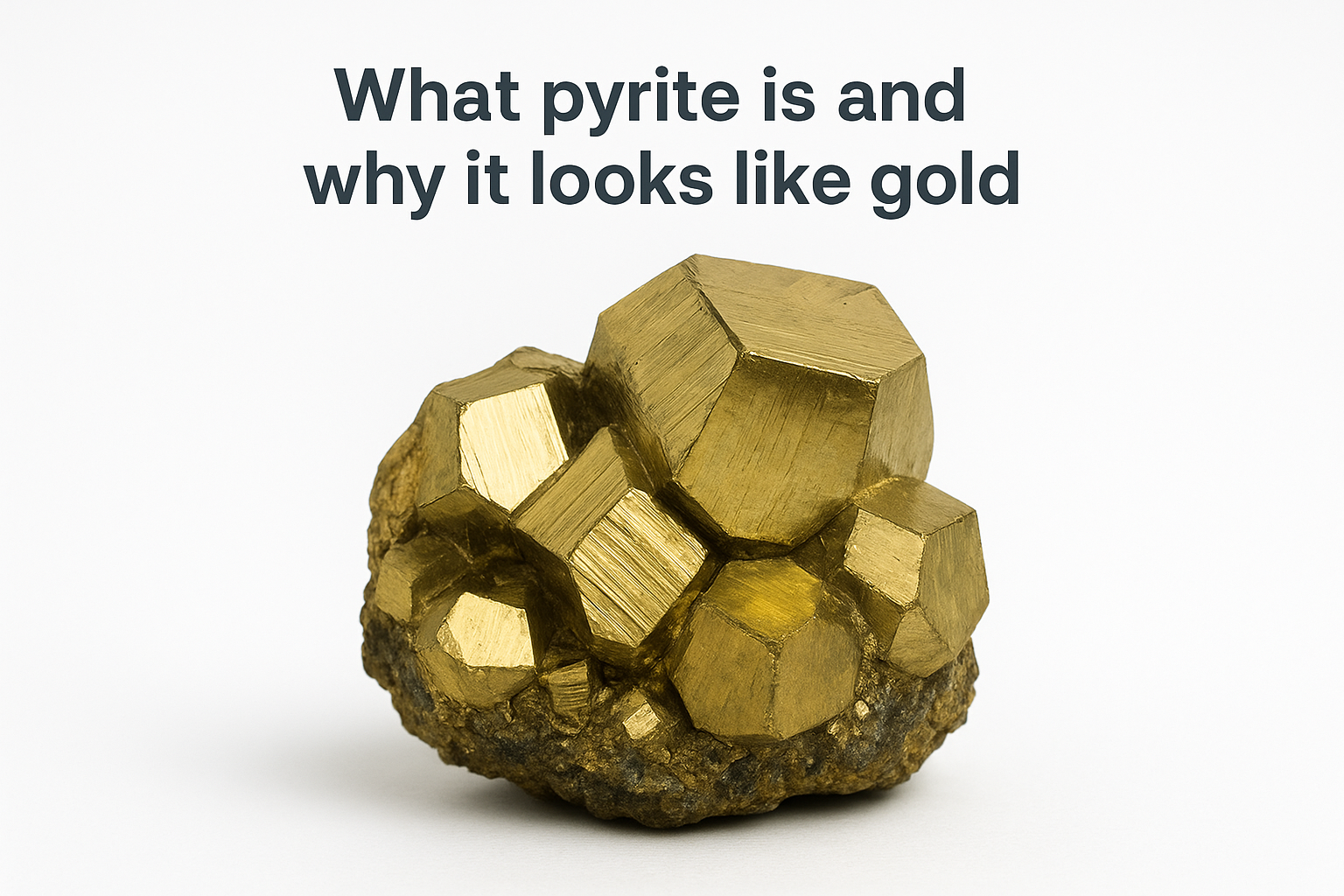 What pyrite is and why it looks like gold
