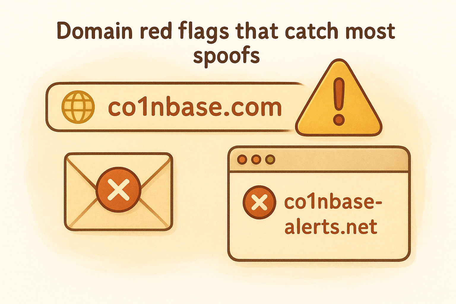 Domain red flags that catch most spoofs