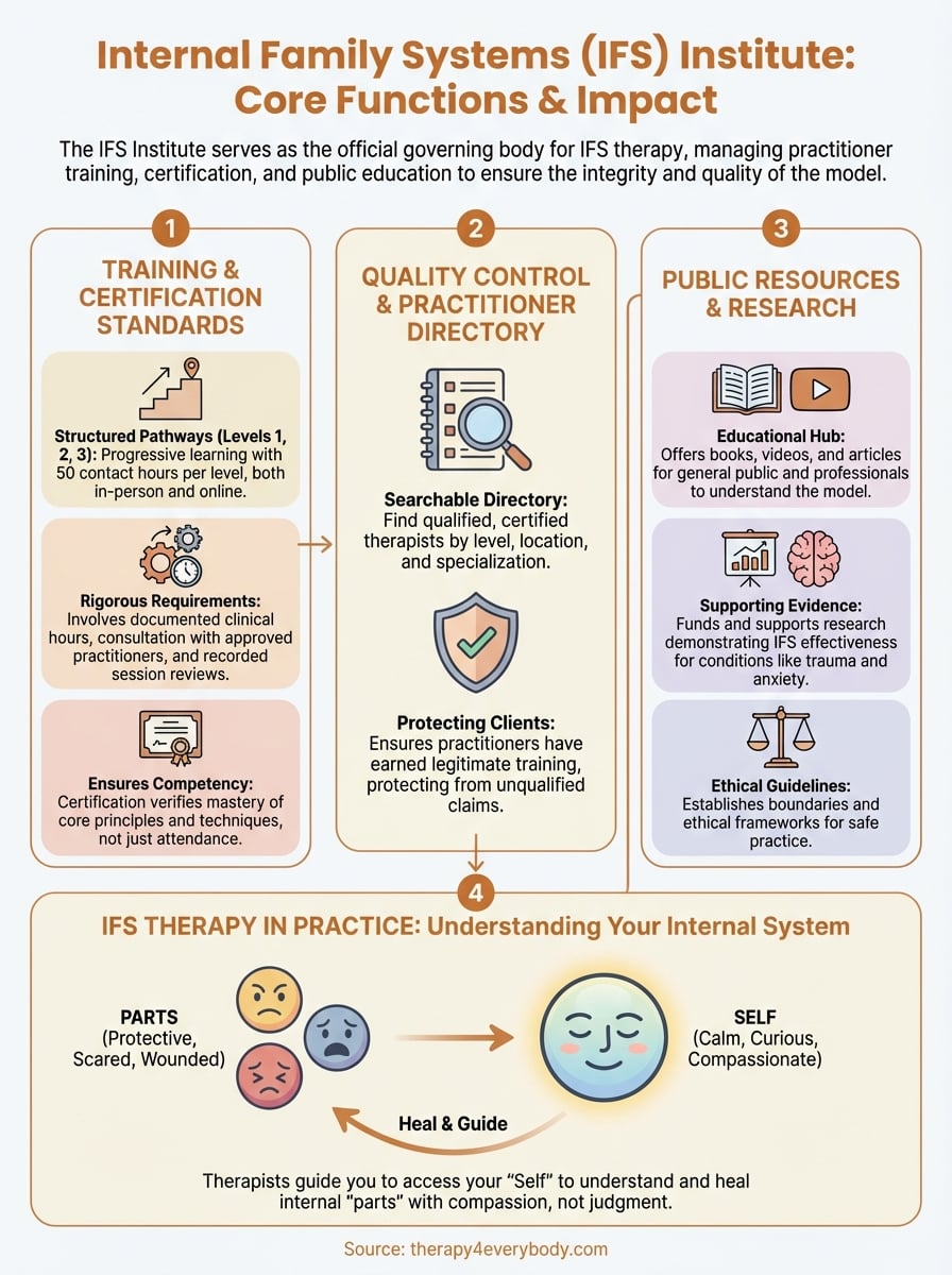 internal family systems institute infographic
