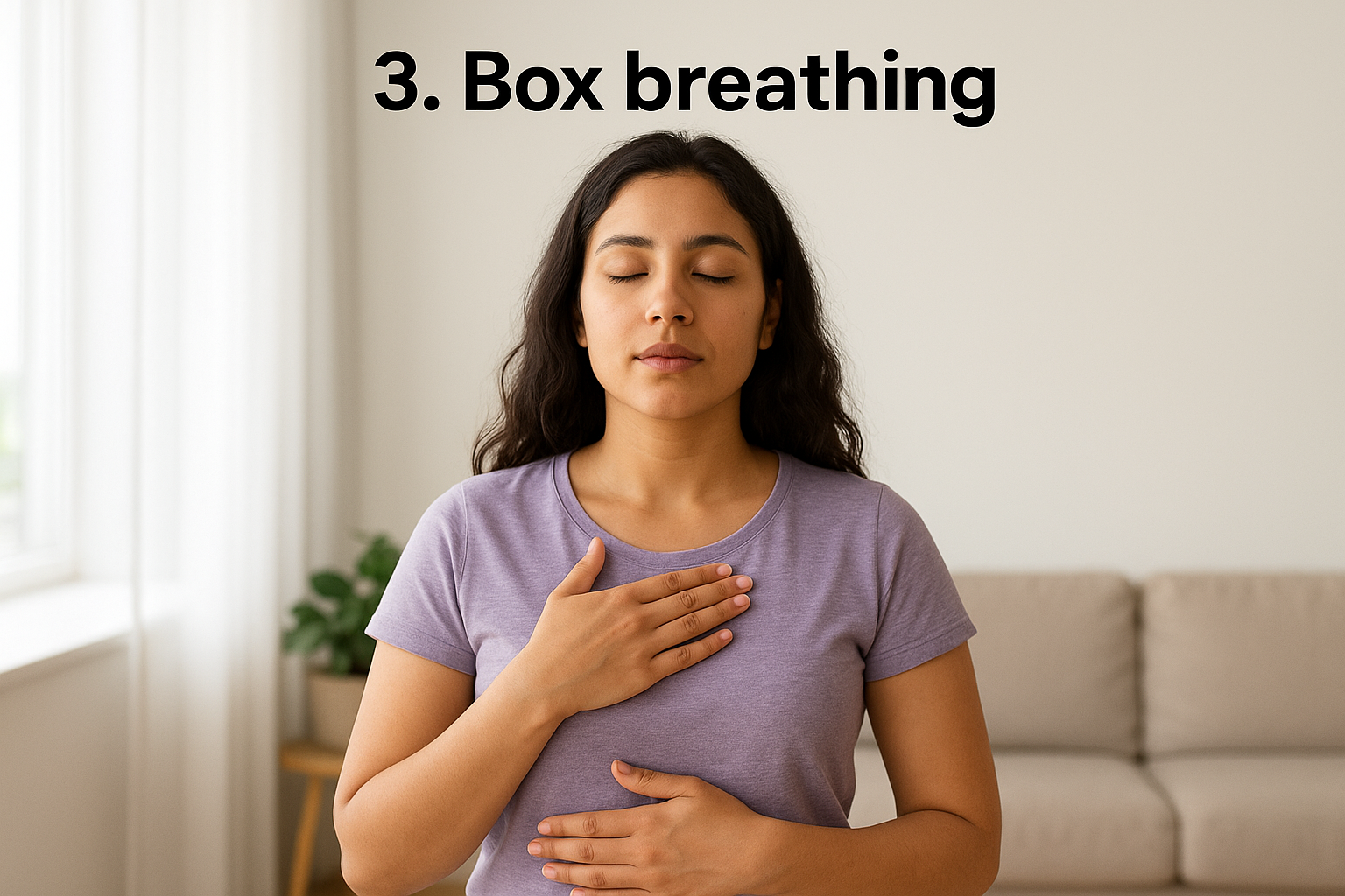3. Box breathing