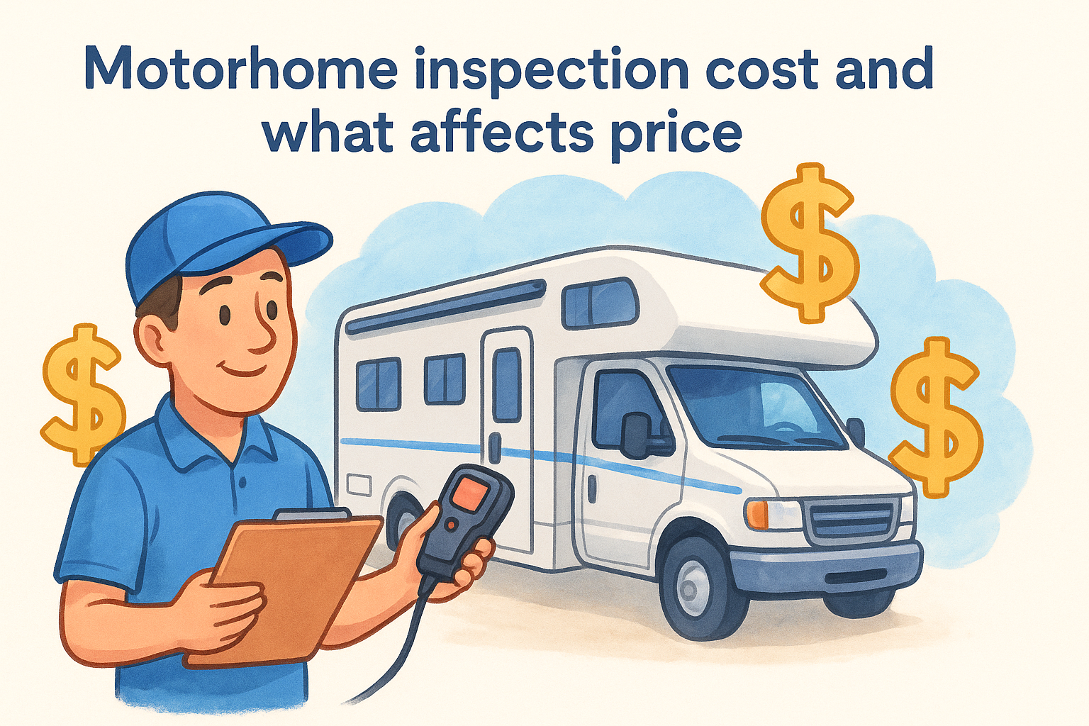 Motorhome inspection cost and what affects price