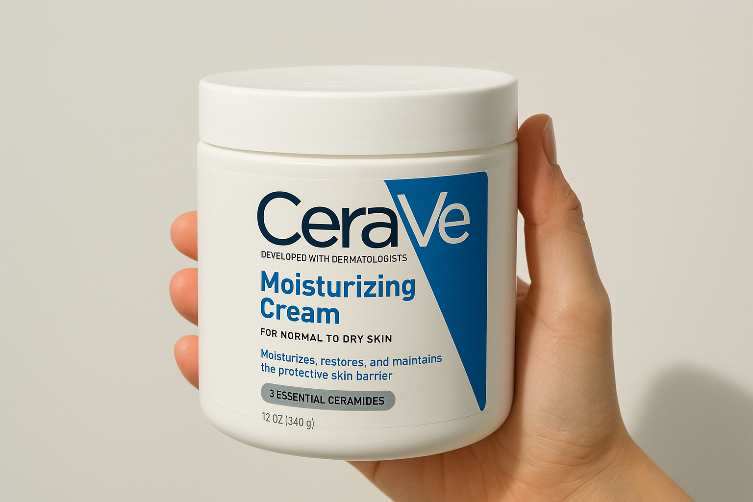 2. CeraVe Moisturizing Cream