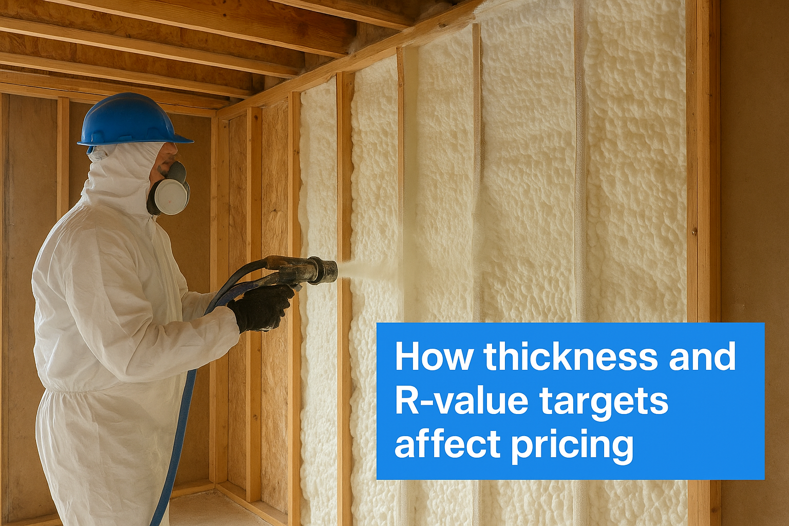 How thickness and R-value targets affect pricing