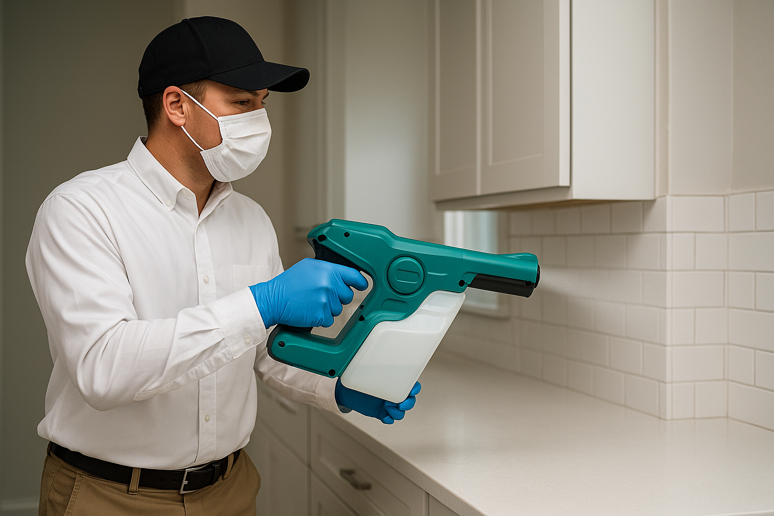 How Orkin applies disinfectants in the home