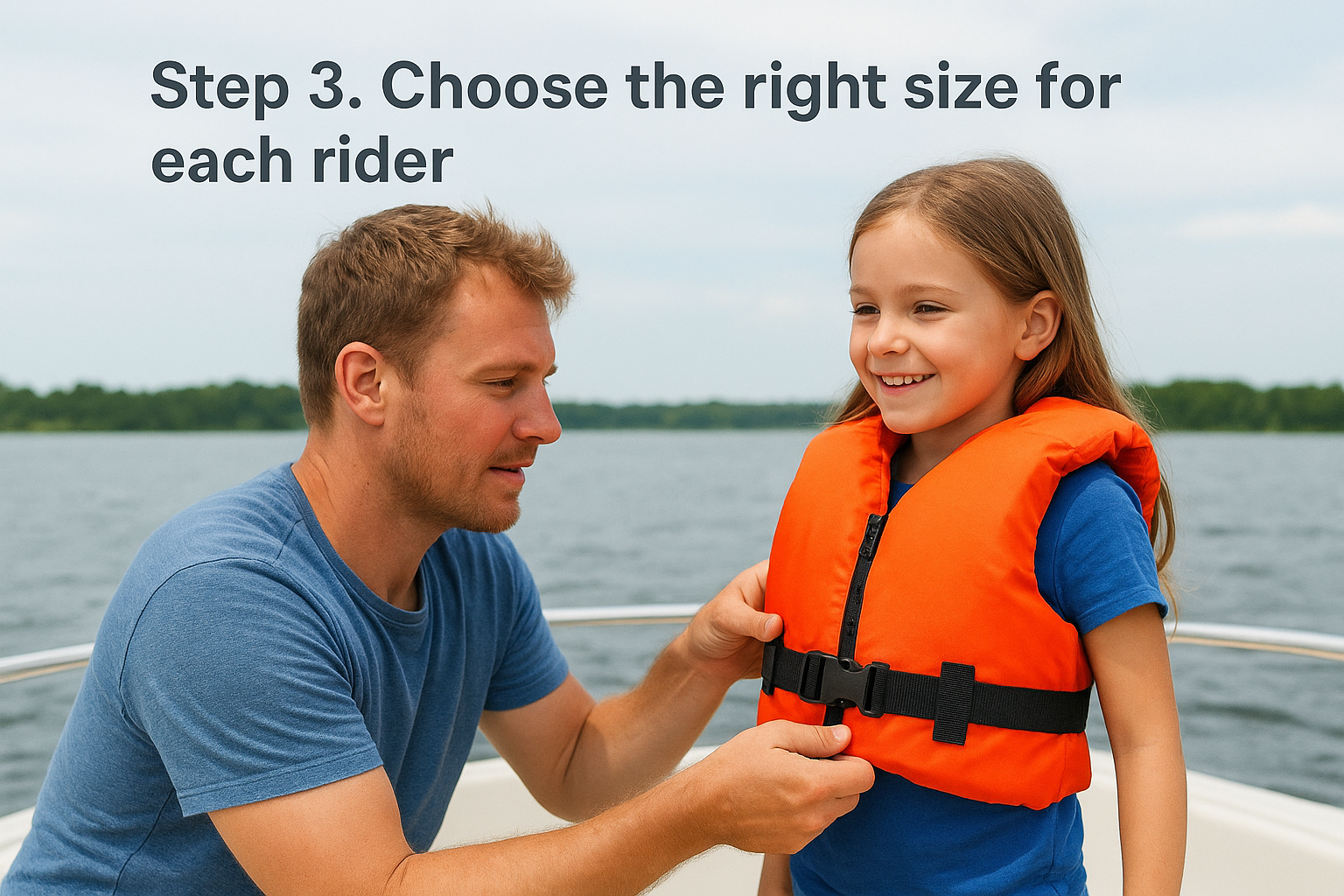 Step 3. Choose the right size for each rider
