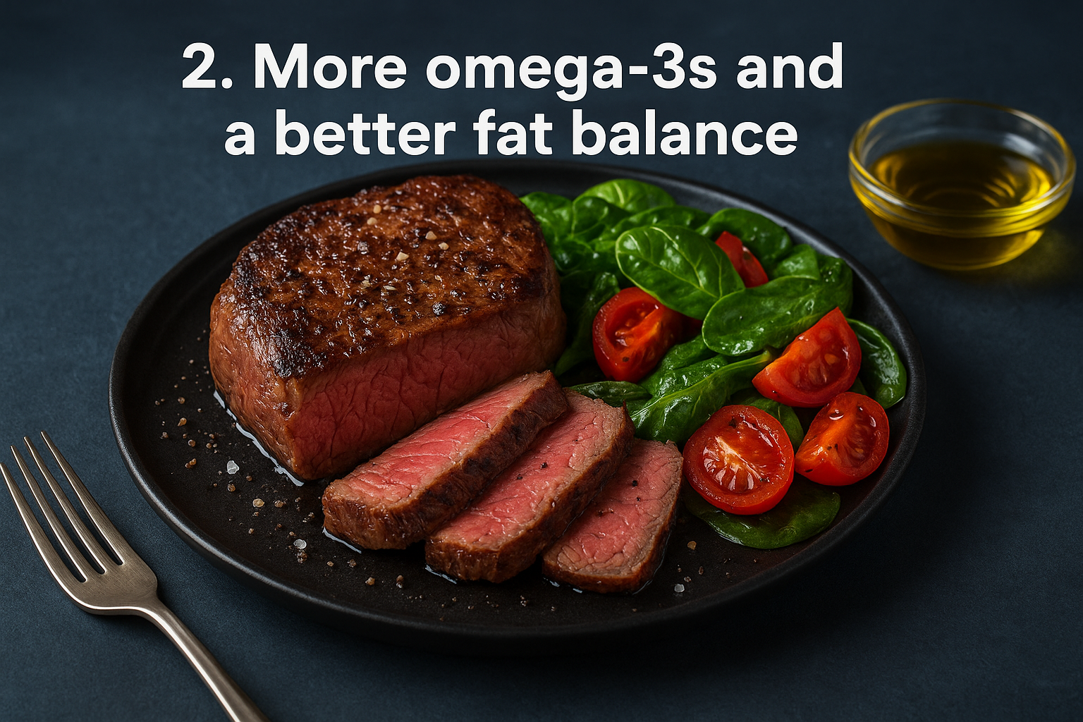 2. More omega-3s and a better fat balance
