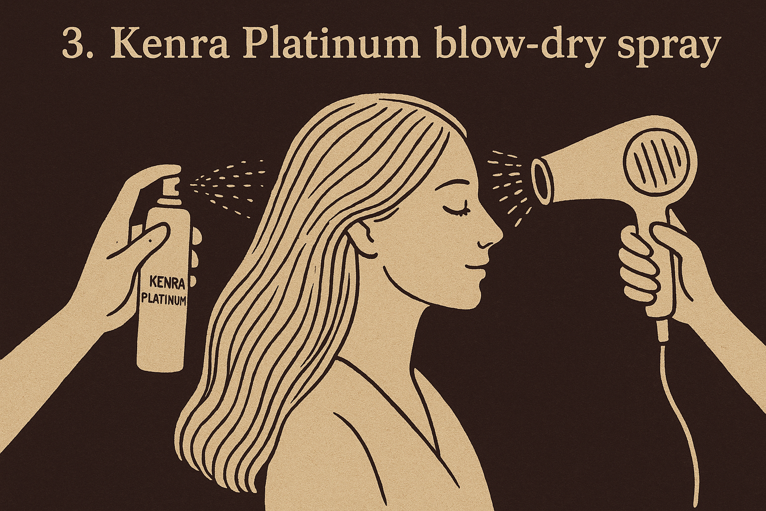 2. Kenra Platinum blow-dry spray
