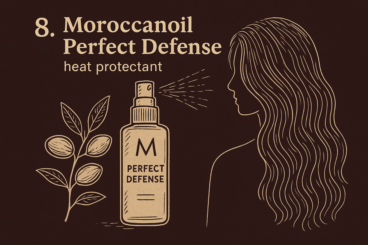 7. Moroccanoil Perfect Defense heat protectant