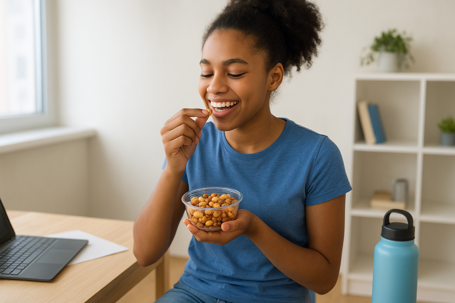 4. Use movement and food to stabilize mood and focus