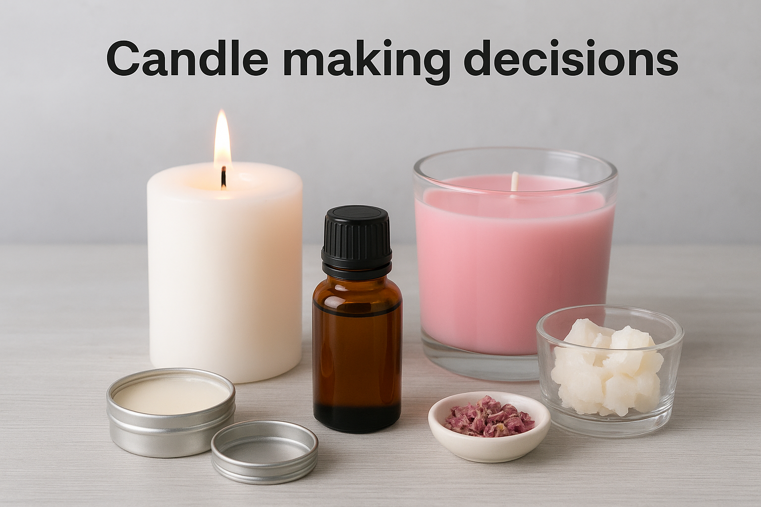 Candle making decisions