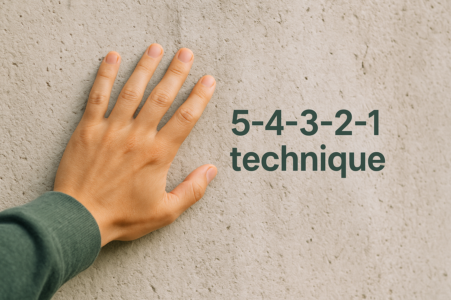 The 5-4-3-2-1 technique