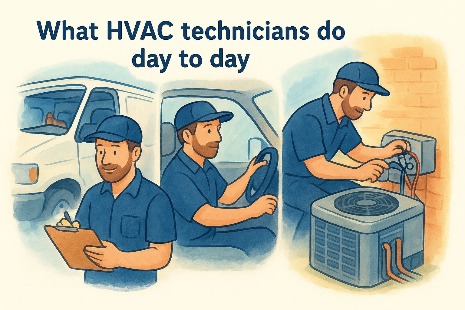 What HVAC technicians do day to day