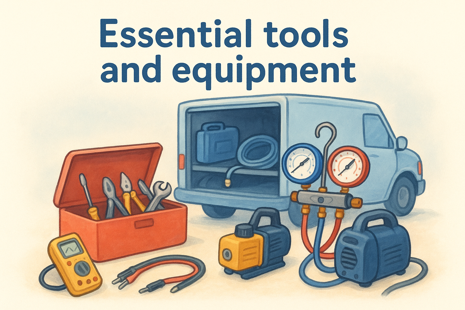 Essential tools and equipment