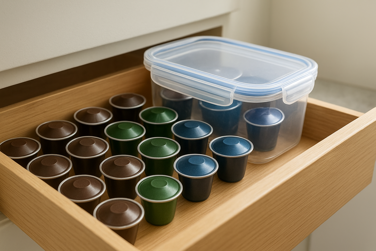 How to store coffee pods for maximum freshness