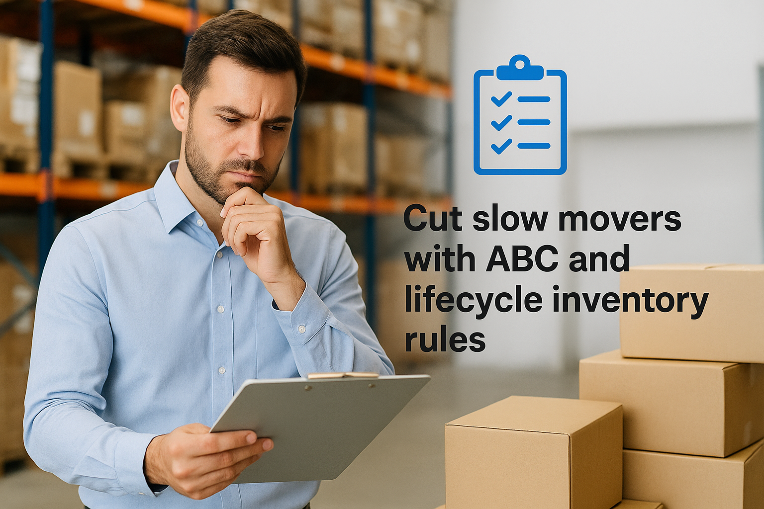 6. Cut slow movers with ABC and lifecycle inventory rules
