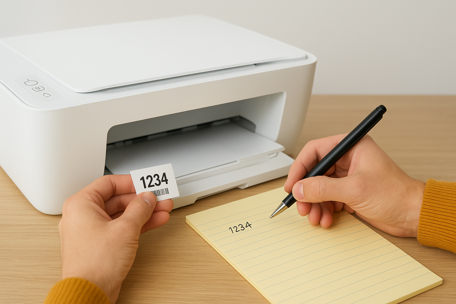 Find your printer model number