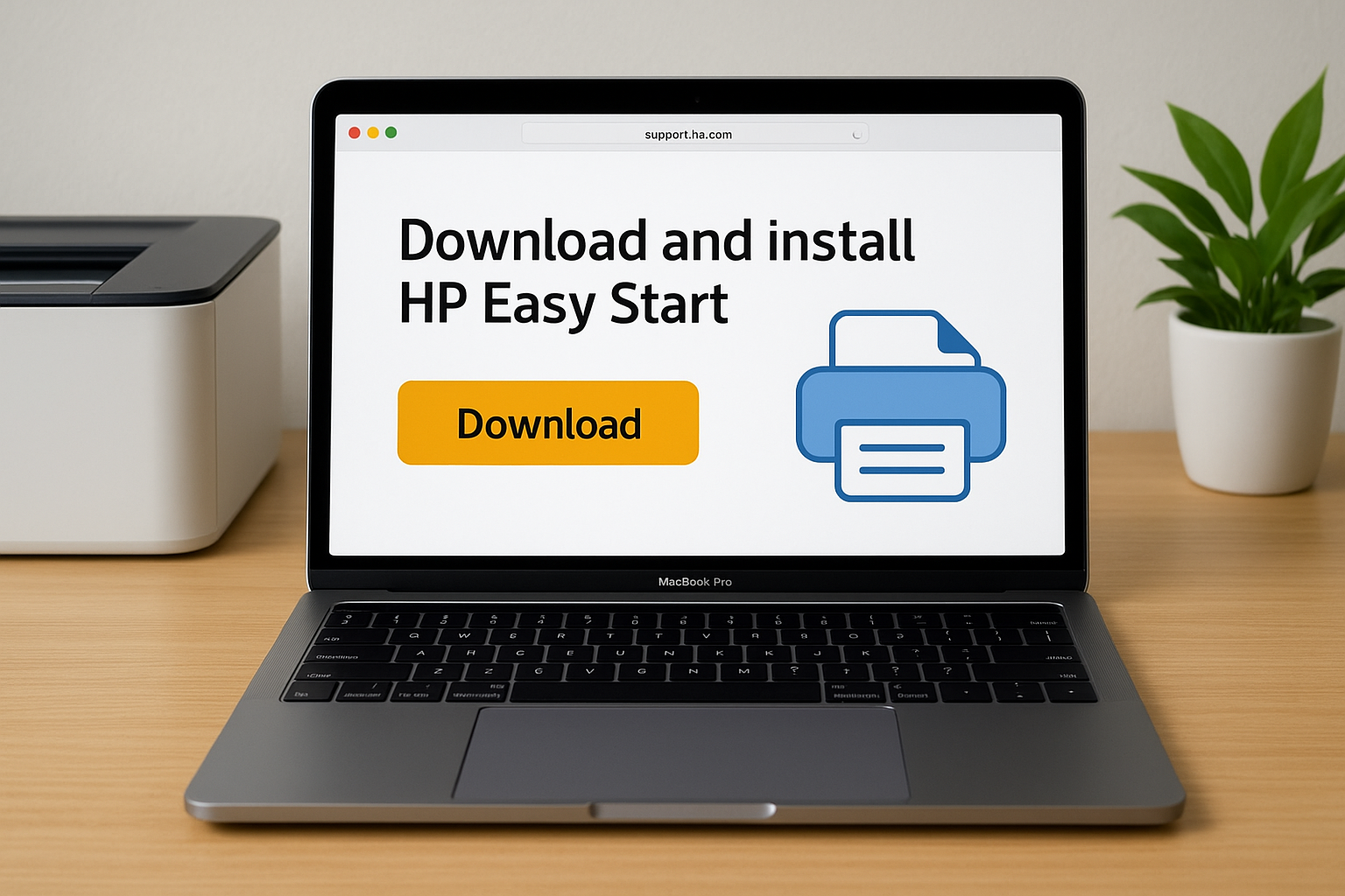 Download and install HP Easy Start